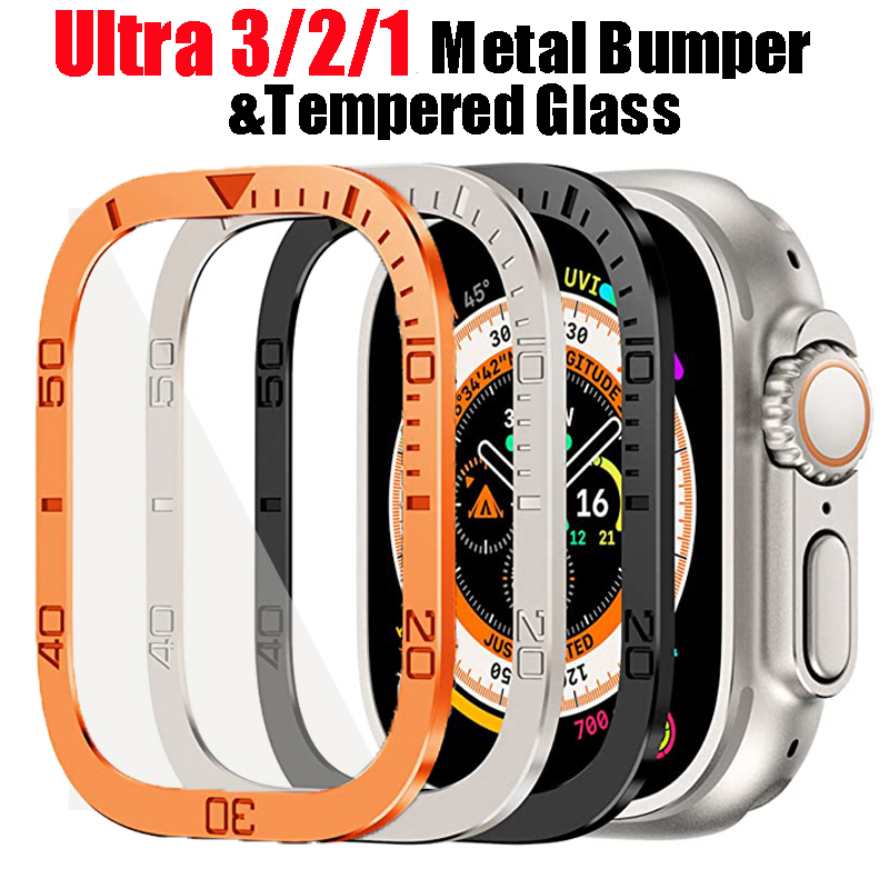 Watch Case Bumper - Screen Protector For Apple Watch Ultra
