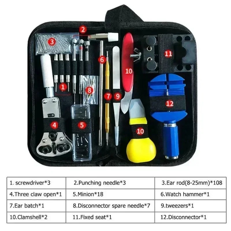 147Pcs Watch Repair Tool Set W - Tool Kit Strap Change review and price