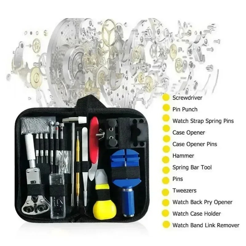 147Pcs Watch Repair Tool Set W - Tool Kit Strap Change review and price