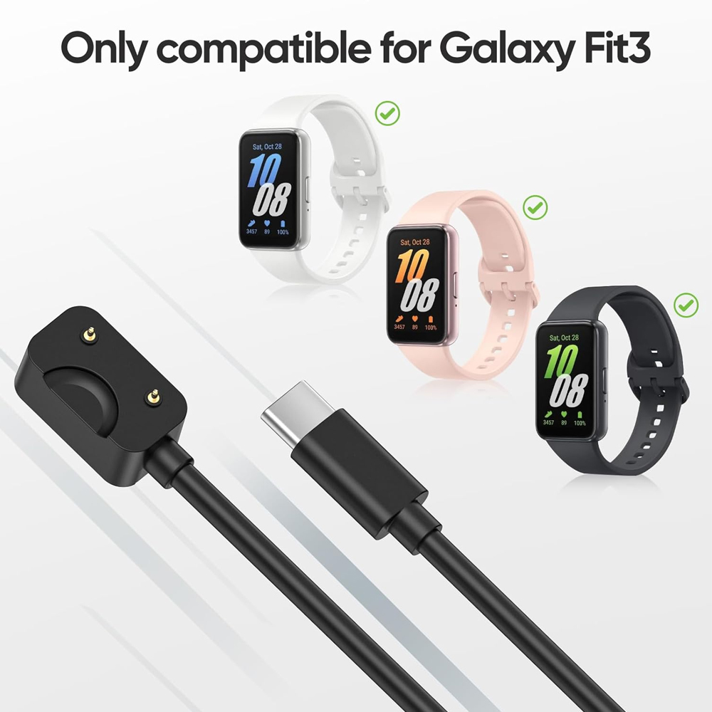 Black USB-C Charging Cord for  - Best Smartwatch Accessories review and price