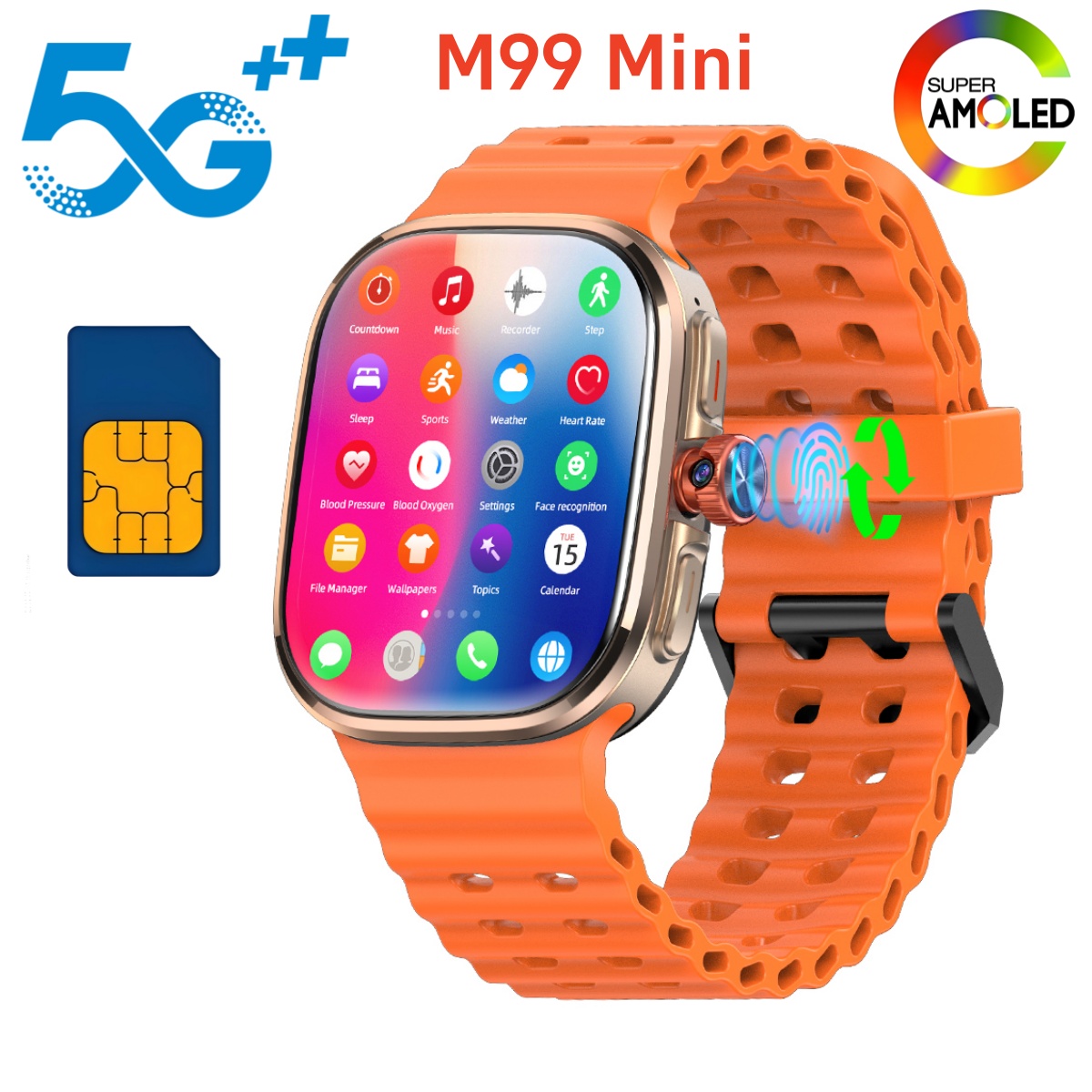 M99 Mini Smartwatch 5G Android - Smartwatch Id review and price
