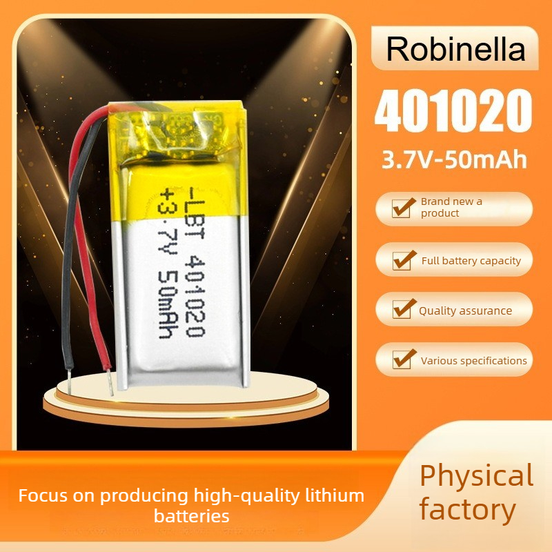 401020 3.7V 55mAh Lithium Poly - Smartwatch Headset review and price