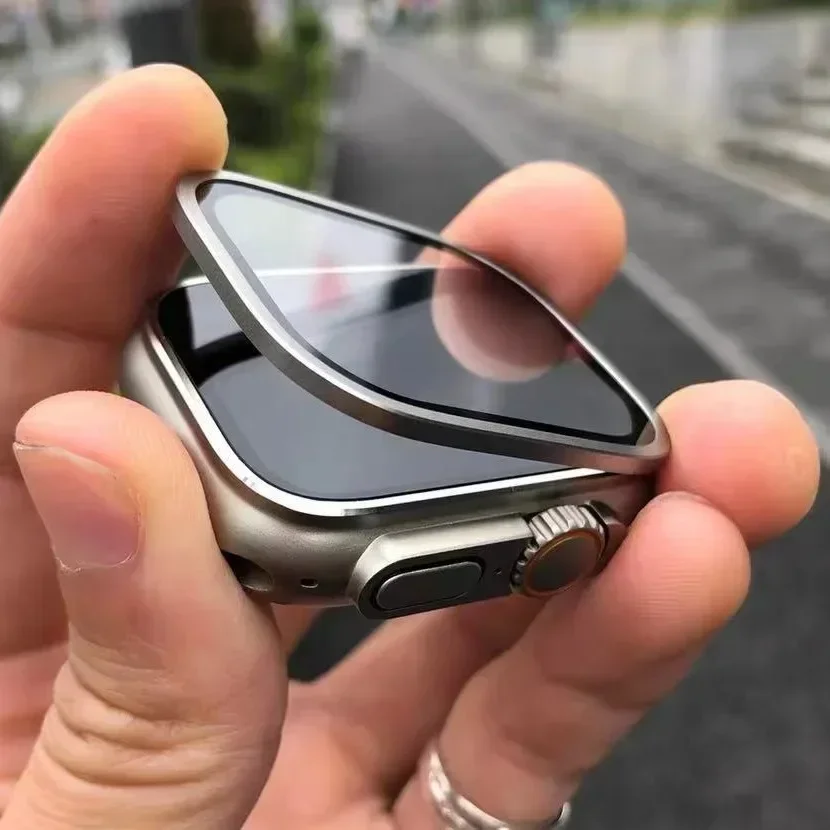 Tempered Glass for Apple Watch - Watch Case Bumper review and price