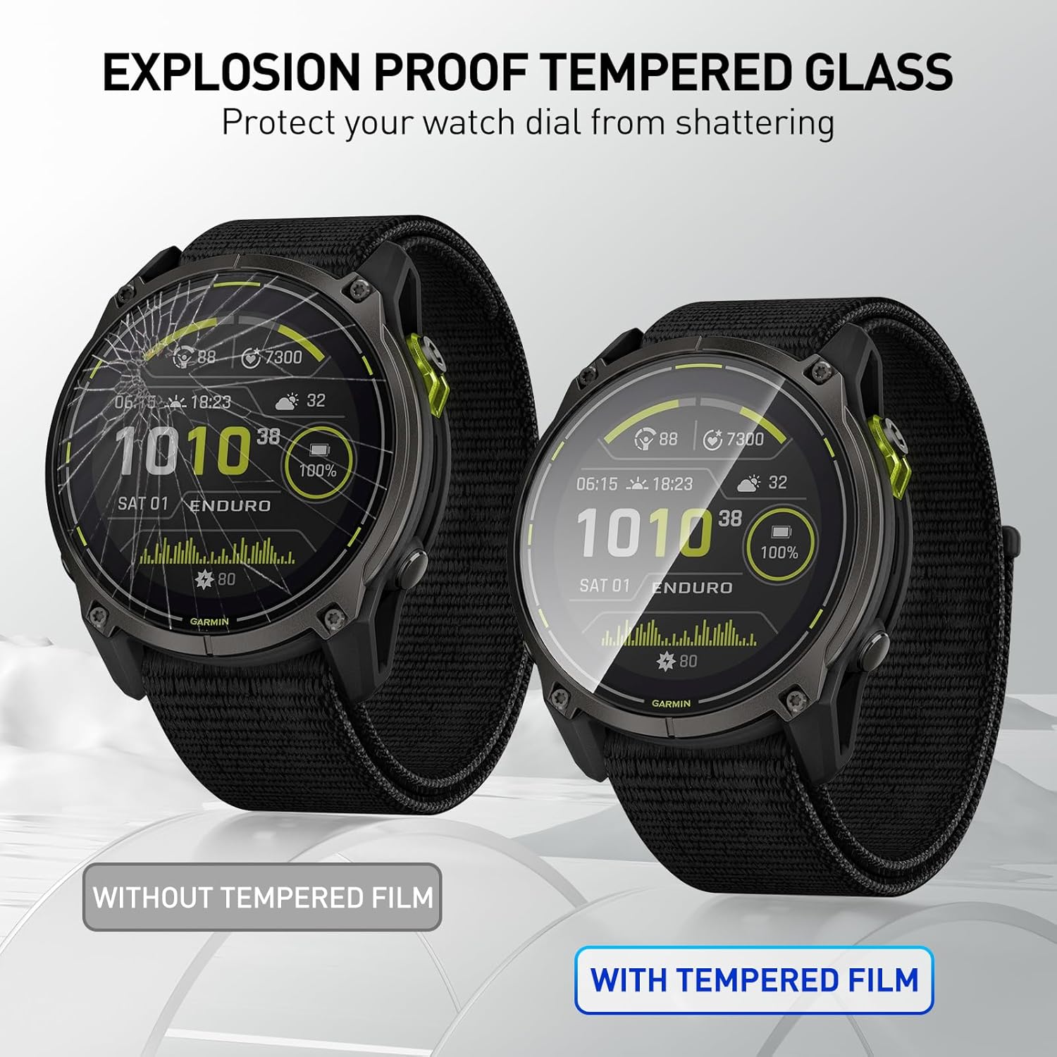Tempered Glass Films For Garmi - Watch Face Protector review and price