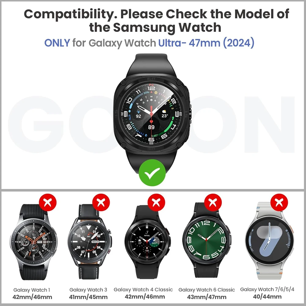 Glass+Cover for Samsung Galaxy - Watch Case Bumper review and price