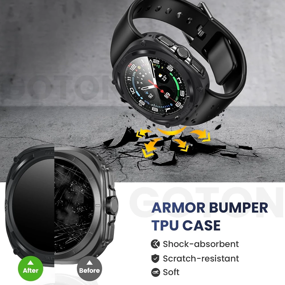 Glass+Cover for Samsung Galaxy - Watch Case Bumper review and price