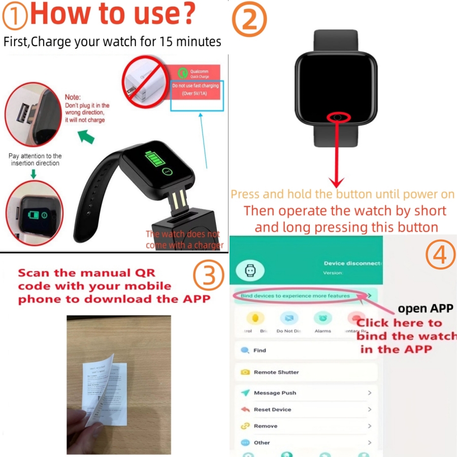 Sport Smartwatch Fitness Brace - Android Smartwatch Accessories review and price