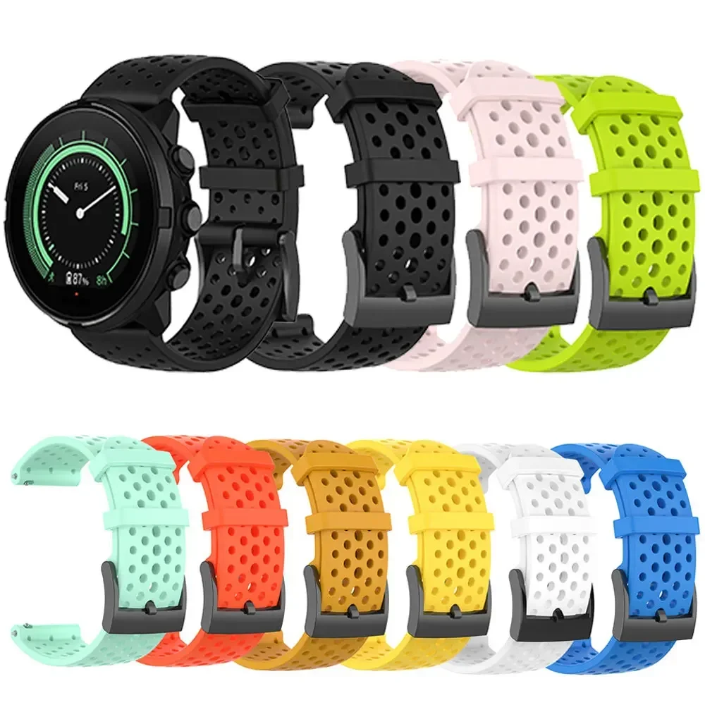 24mm Silicone Band For SUUNTO  - Fossil Smartwatch Accessories review and price