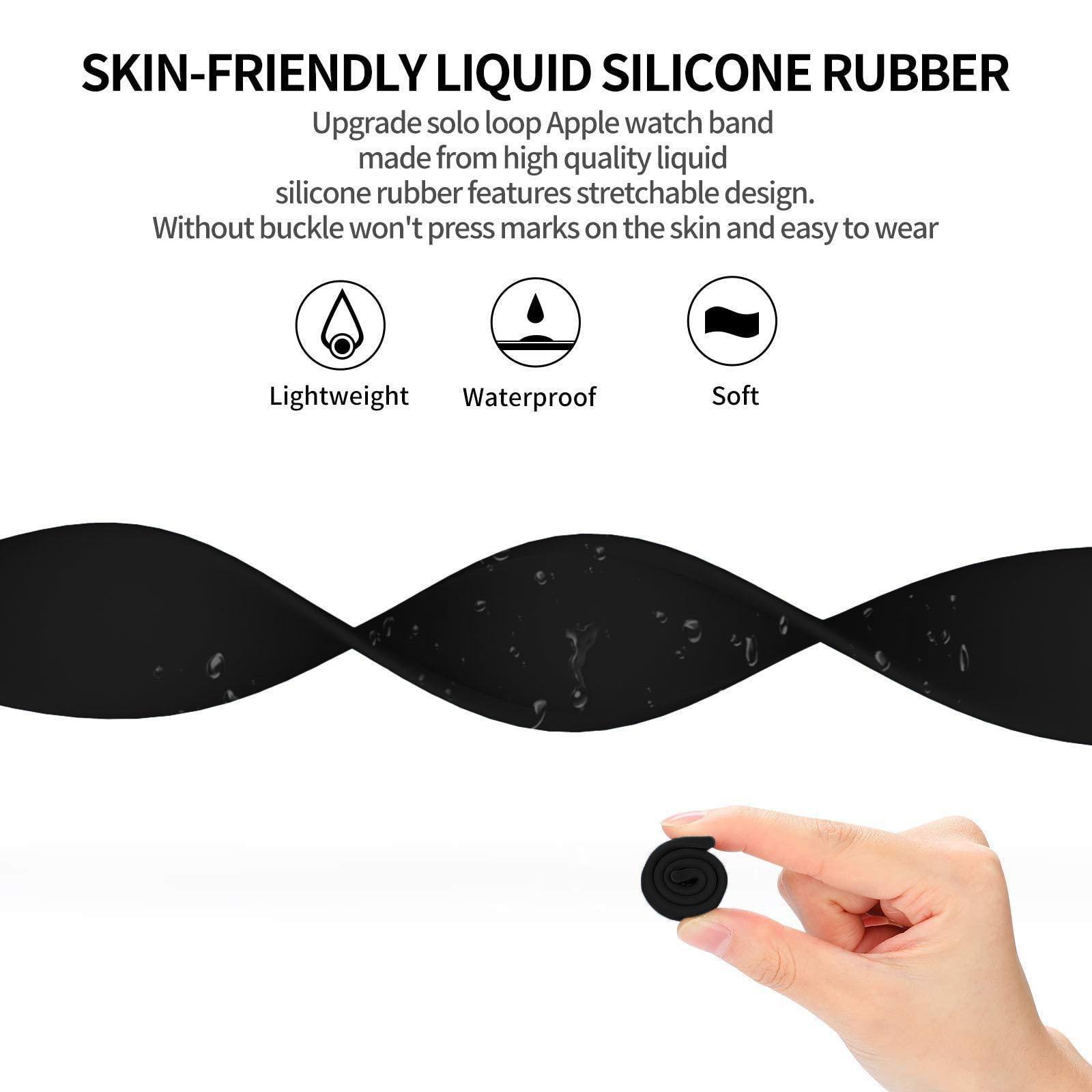 Solo Loop silicone for apple W - Sport Loop Strap review and price