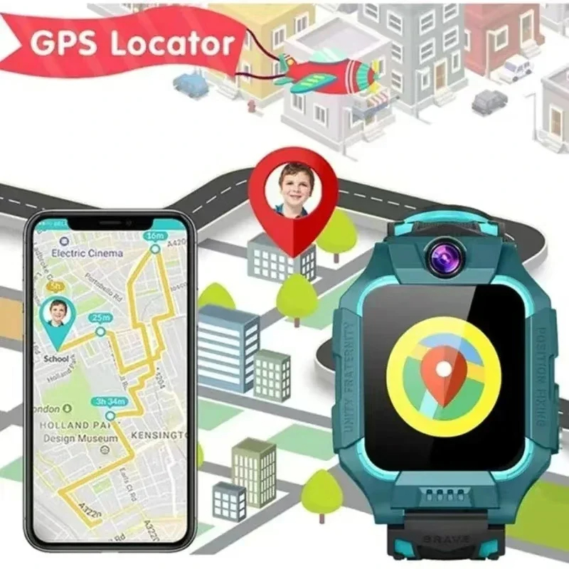 Lenovo 5G Kids Smart Watch Gif - Smartwatch Id review and price