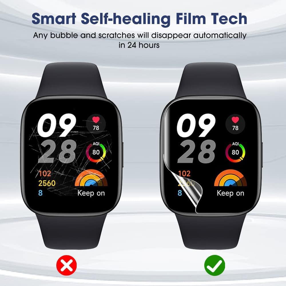 3/6pcs Hydrogel Protective Fil - Watch Face Protector review and price