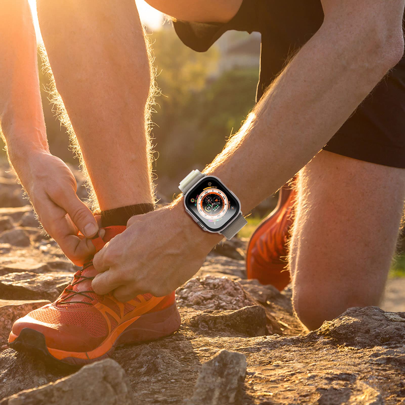 Glass+case For Apple Watch Ult - Smartwatch Band Accessories review and price
