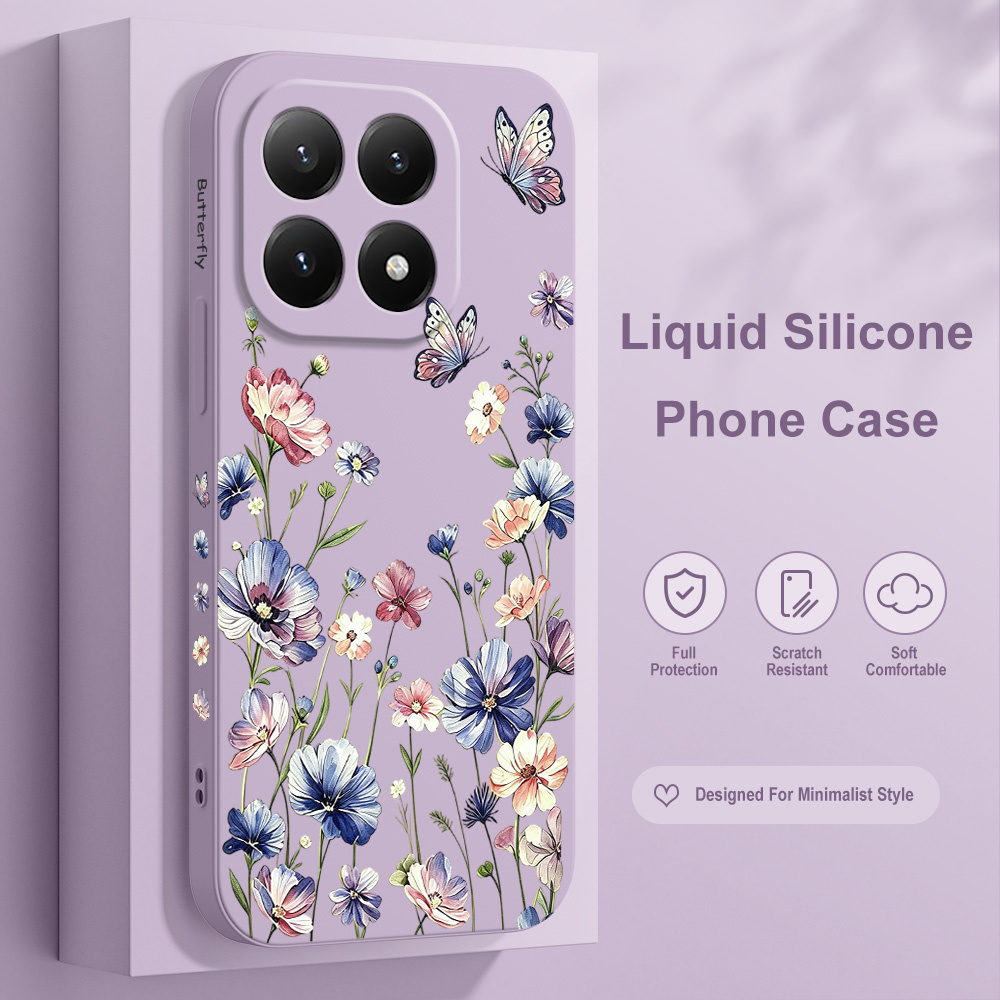 Butterfly Hush Phone Case For  - Xiaomi Poco X6 review and price