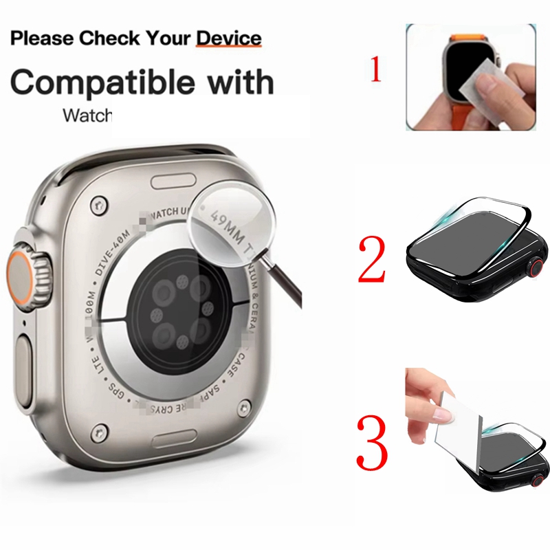 3 Screen Protector+1 Cover for - Smartwatch Band Accessories review and price