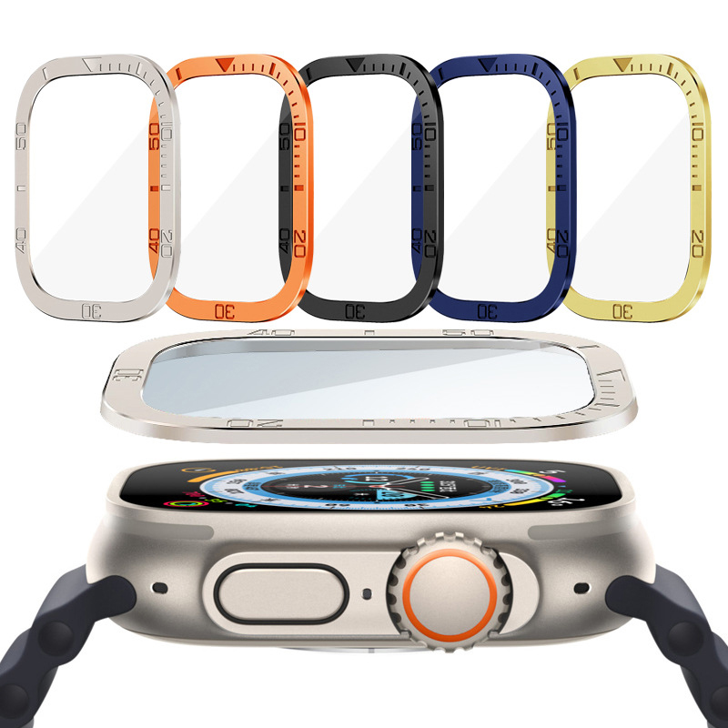 Tempered Glass for Apple Watch - Watch Case Bumper review and price