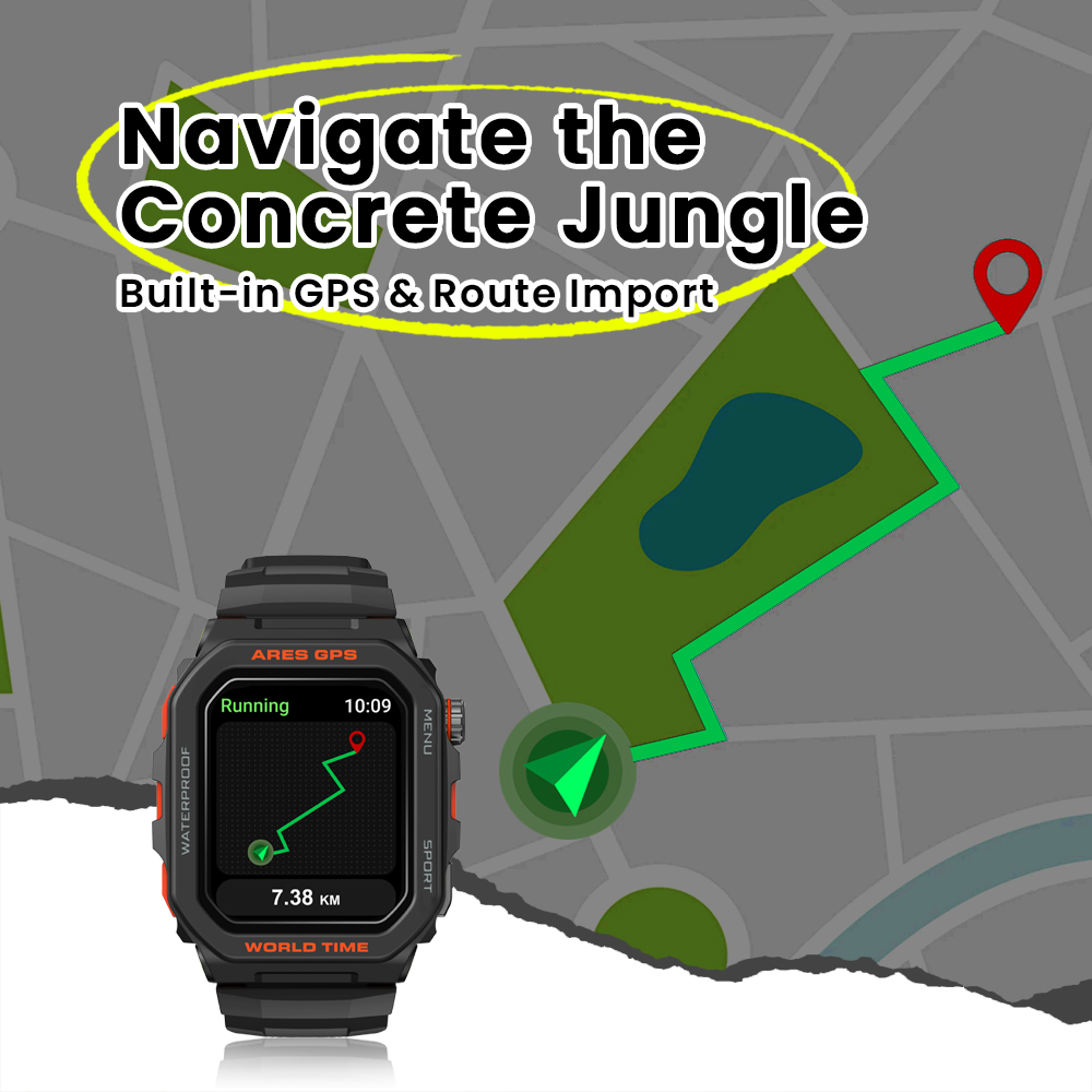 New Zeblaze Ares GPS Smart Wat - Smartwatch X review and price