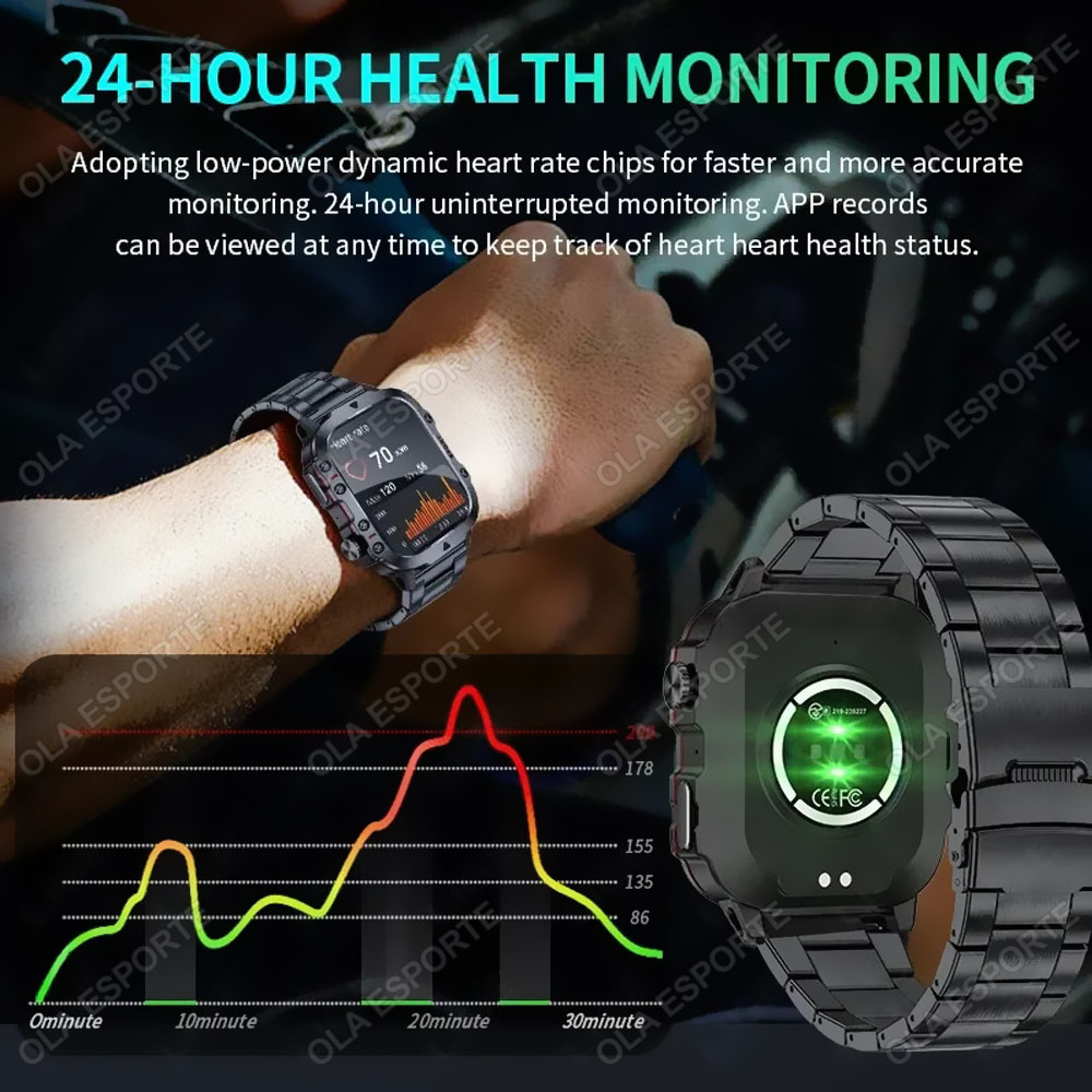 2026 New Military Smart Watch  - Smartwatch X12 review and price