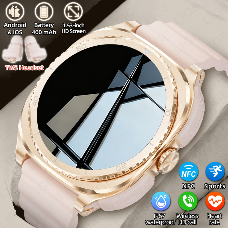 LIGE 2 In 1 TWS Headset Smart  - Smartwatch Headset review and price