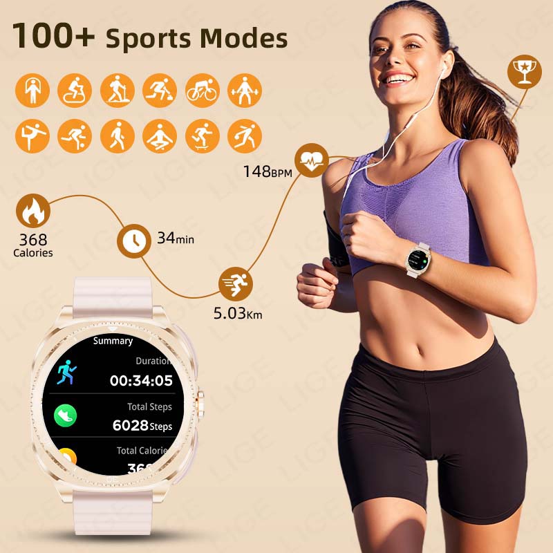 LIGE 2 In 1 TWS Headset Smart  - Smartwatch Headset review and price