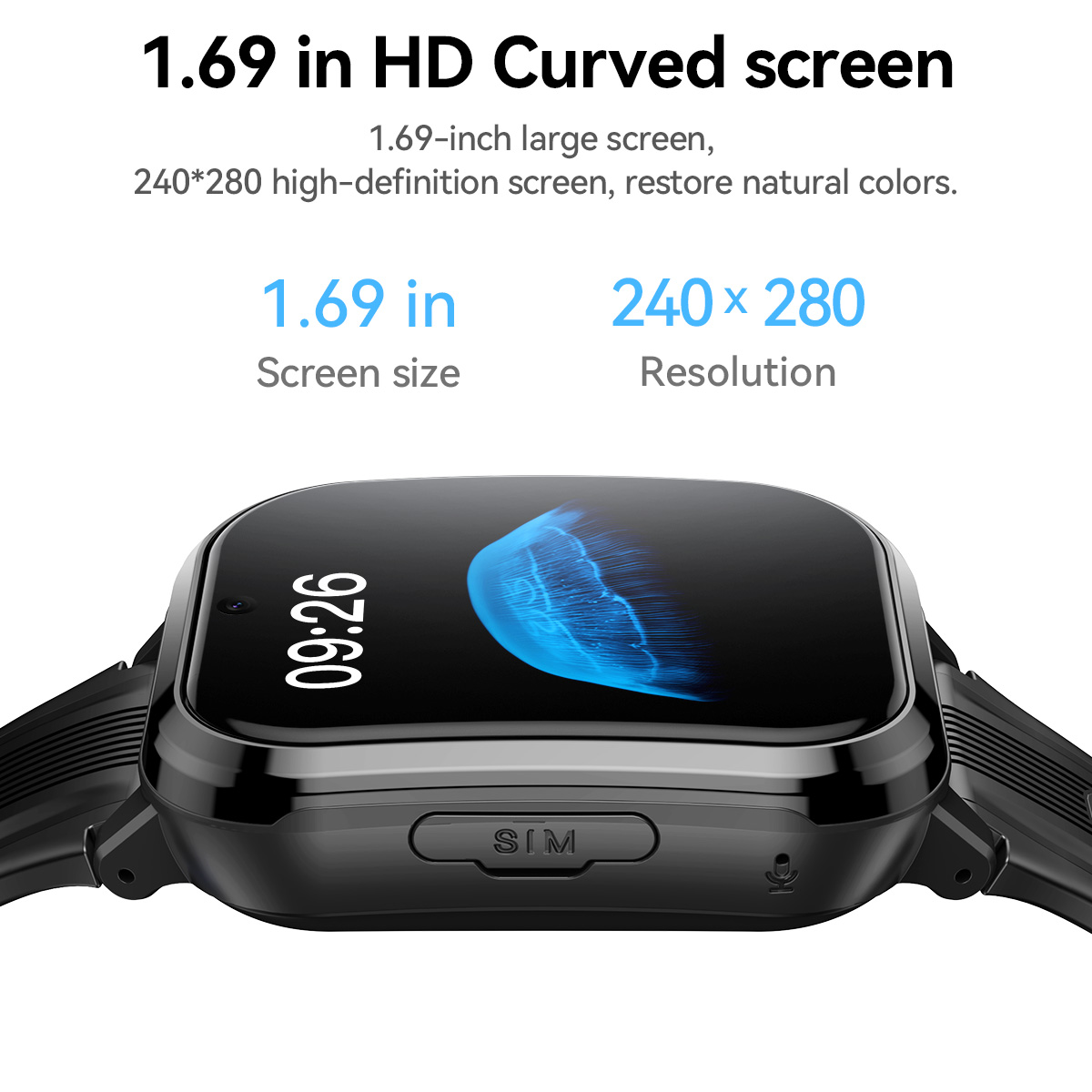 HOCO Y108 1.69inch HD LCD Curv - Smartwatch Id review and price