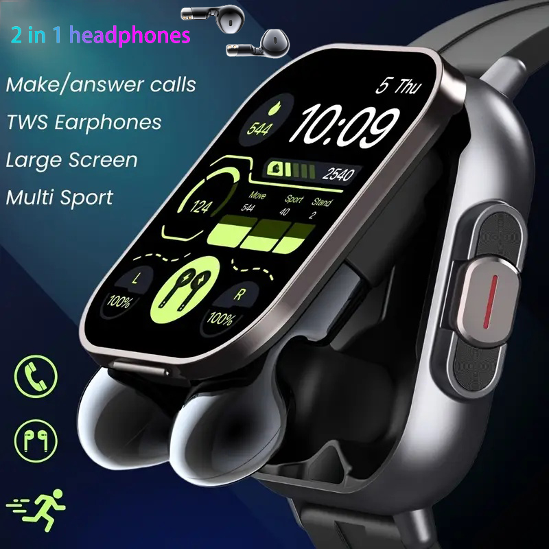 New TWS 2 in 1 Smart Watch wit - Smartwatch Headset review and price