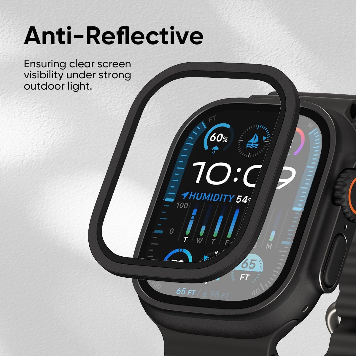 Tempered Glass Film For Apple  - Watch Case Bumper review and price