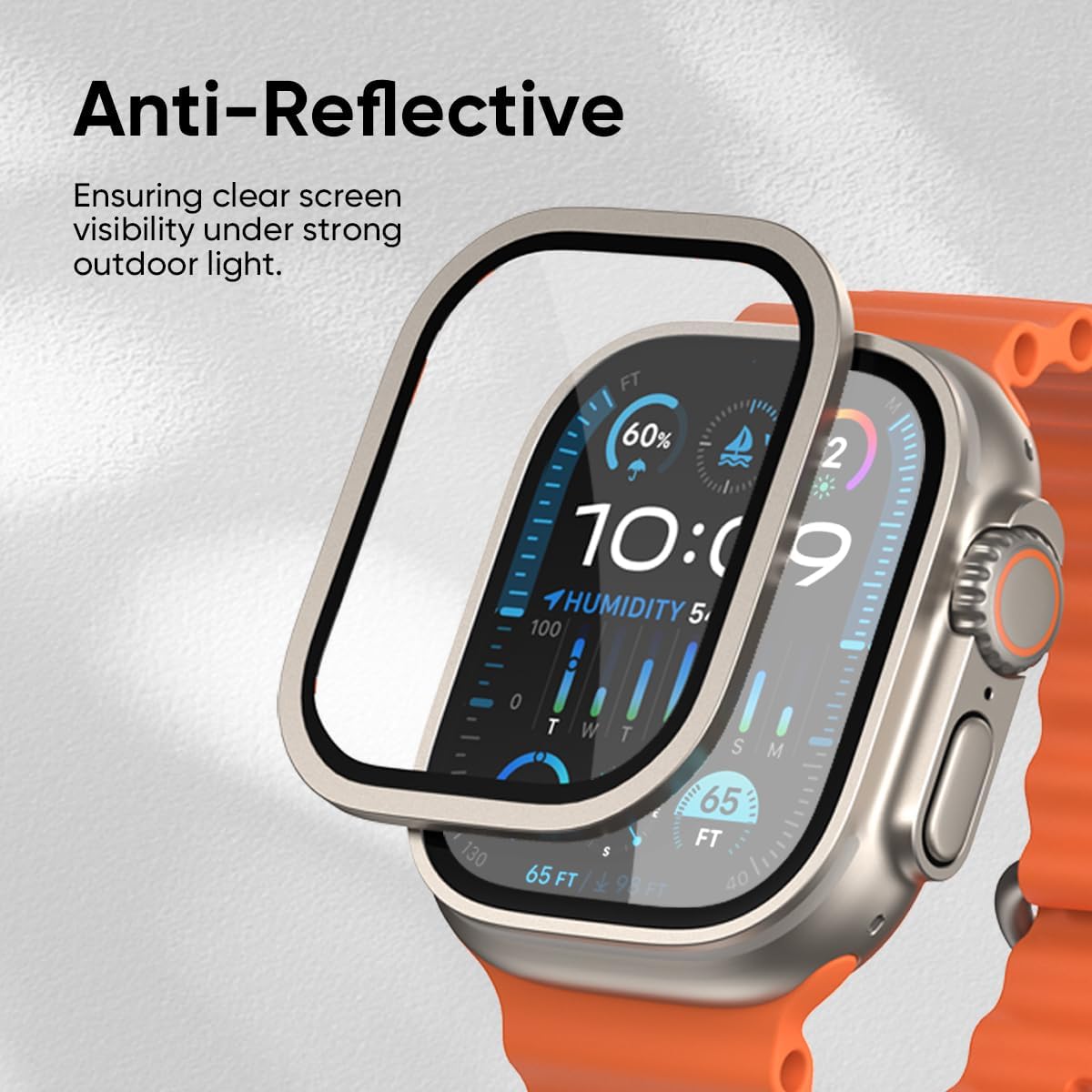 Tempered Glass Film For Apple  - Watch Case Bumper review and price