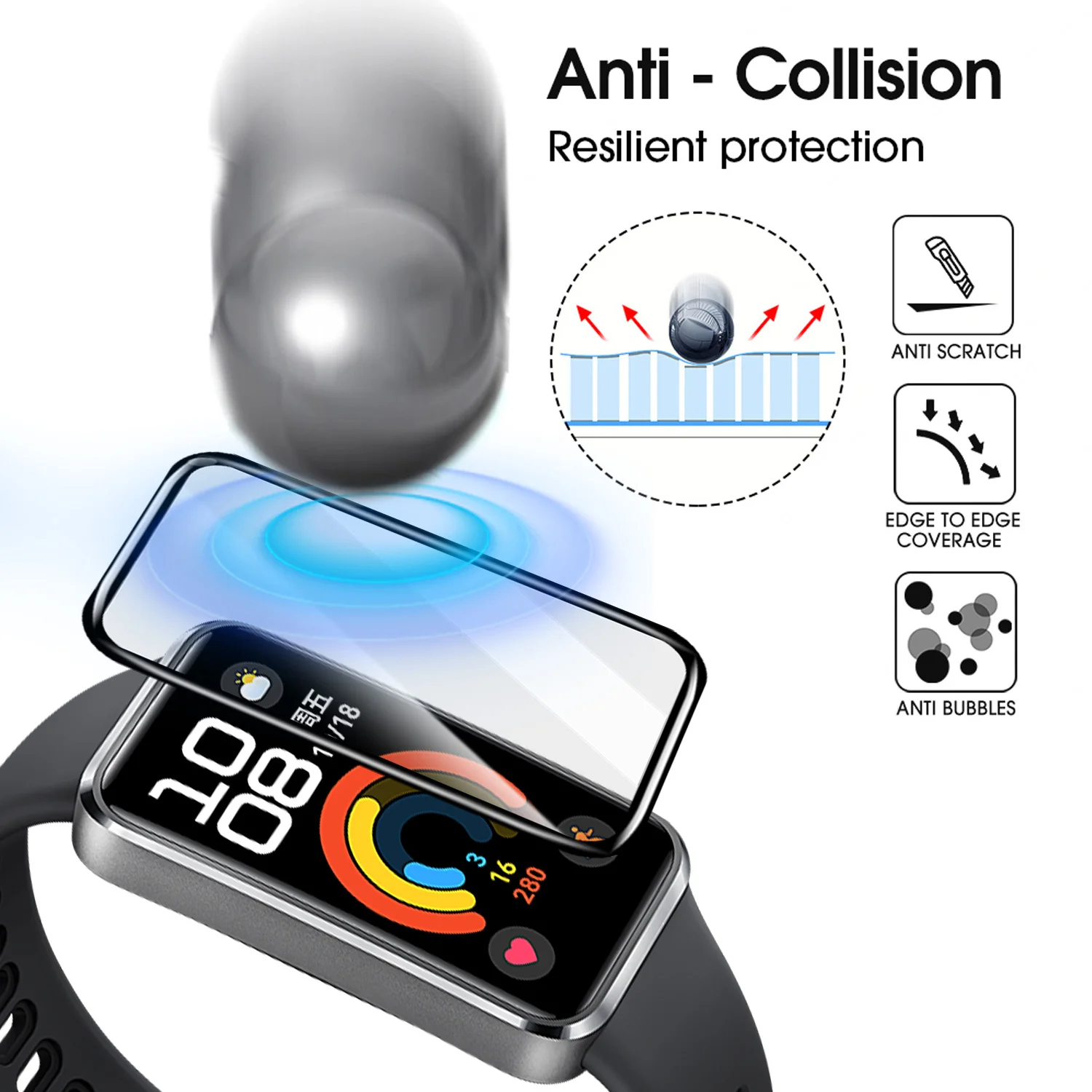 Flexible Screen Protectors for - Huawei Smartwatch Accessories review and price