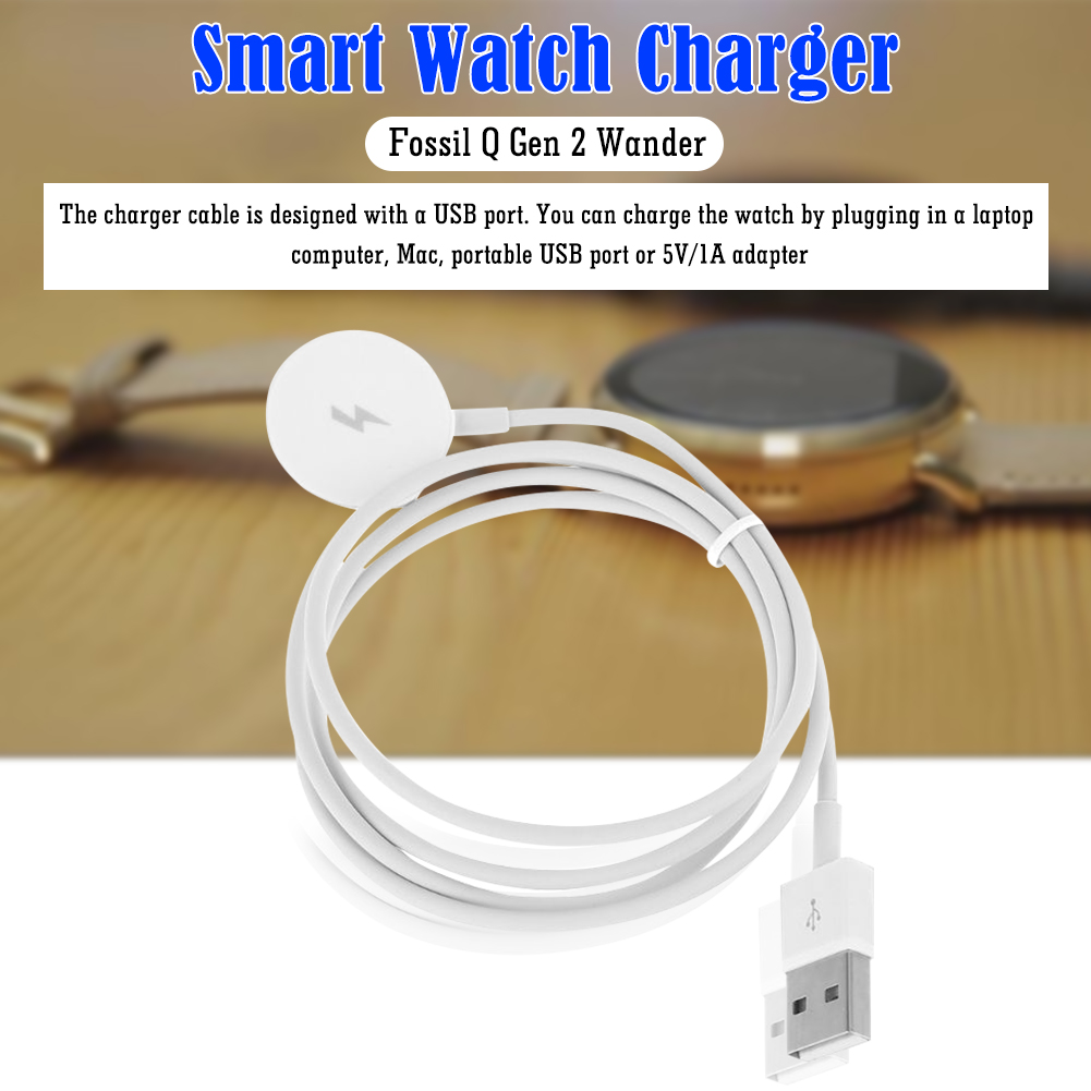 Watch Charger Cable USB Chargi - Fossil Smartwatch Accessories review and price